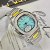 Đồng hồ nam Patek Philipp PA51 40mm xanh tifani viền trơn máy cơ automatic Nhật - chỉ 3.749.000₫ 2