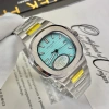 Đồng hồ nam Patek Philipp PA51 40mm xanh tifani viền trơn máy cơ automatic Nhật - chỉ 3.749.000₫ 10