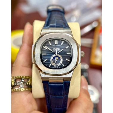 Đồng hồ nam Patek Philipp PA525 40mm viền trơn, dây da, máy cơ Automatic Nhật - Giá 2,850,000, tặng hộp đẹp 4 Đồng hồ nam Patek Philipp PA525 40mm viền trơn, dây da, máy cơ Automatic Nhật - Giá 2,850,000, tặng hộp đẹp 4