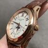 Đồng Hồ Nam PTP Complication Cơ Automatic Nhật Mặt Sapphire 40mm 3 Màu, Chống Nước 5ATM và Hộp Đẹp