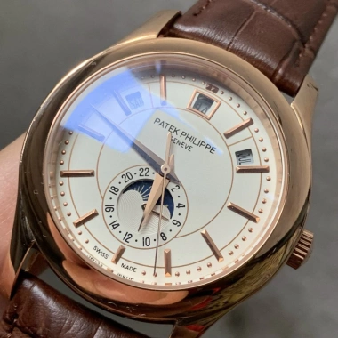 Đồng Hồ Nam PTP Complication Cơ Automatic Nhật Mặt Sapphire 40mm 3 Màu, Chống Nước 5ATM và Hộp Đẹp