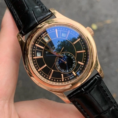 Đồng Hồ Nam PTP Complication Cơ Automatic Nhật Mặt Sapphire 40mm 3 Màu, Chống Nước 5ATM và Hộp Đẹp
