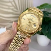 Đồng hồ nam Rolex Automatic 2 lịch viền băm mặt vàng 40mm - Giá chỉ 2,55 triệu 2