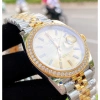 Đồng hồ nam Rolex cơ Automatic mặt vàng dạ quang viền đá 41-40mm - Tặng hộp đẹp, giảm 17% 3