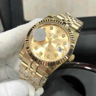 Đồng Hồ Nam RoLex Datejust Sapphire R022 36-40mm Mặt Vàng, Máy Pin Nhật, Tặng Hộp Đẹp 1,85tr 5 Đồng Hồ Nam RoLex Datejust Sapphire R022 36-40mm Mặt Vàng, Máy Pin Nhật, Tặng Hộp Đẹp 1,85tr 5