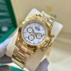 Đồng hồ Nam RoLex Datona 40mm mặt trắng viền vàng dây thép - Giá 2.55tr 8