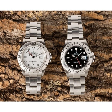 Đồng hồ nam Rolex Explorer II 41mm, dây thép không gỉ - Tặng kèm hộp, 2,450,000₫