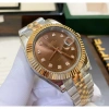 Đồng Hồ Nam RoLex Nâu Demi 36/41mm Máy Cơ Nhật, Tặng Hộp Đẹp, Bảo Hành 2 Năm, 2,550,000 VND