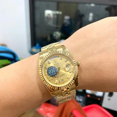 Đồng Hồ Nam RoLex Sapphire RA22 36mm/40mm Vàng Automatic Nhật - Tặng Hộp Đẹp - Giá chỉ 2.55 triệu