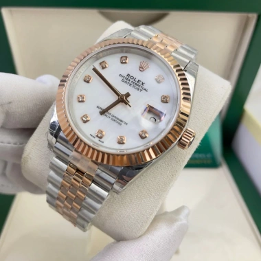 Đồng Hồ Nam RoLex Sapphire RA22A 36-40mm Trắng MOP Máy Cơ Nhật - 2.55tr, Tặng Hộp Đẹp 9