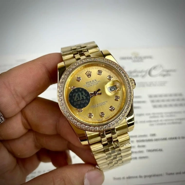Đồng Hồ Nam RoLex Sapphire RA22A 36/41mm Mặt Vàng Dây Vàng Automatic Nhật Giảm Giá 4 Đồng Hồ Nam RoLex Sapphire RA22A 36/41mm Mặt Vàng Dây Vàng Automatic Nhật Giảm Giá 4