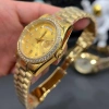 Đồng Hồ Nam RoLex Sapphire RA82 Vàng Viền Đá - Automatic Nhật, Tặng Hộp Đẹp, Giá 2.55 Triệu