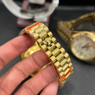 Đồng Hồ Nam RoLex Sapphire RA82 Vàng Viền Đá - Automatic Nhật, Tặng Hộp Đẹp, Giá 2.55 Triệu