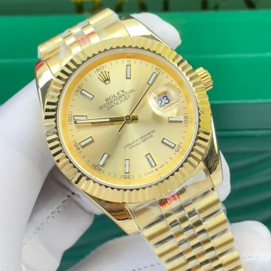 Đồng Hồ Nam RoLex Sapphire RA85 40mm Vàng Nhật Automatic Tặng Hộp Đẹp Giá 2.55 Triệu