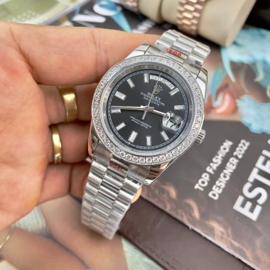 Đồng Hồ Nam RoLex Sapphire RA88 40mm Đen - Máy Cơ Automatic Nhật, Giờ Đá Ống, Tặng Hộp Đẹp - 2.55 Triệu