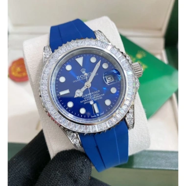 Đồng hồ nam Rolex Submariner 41mm máy cơ Miyota, thép 904L, viền đá CZ - Giá chỉ 2.565.000₫