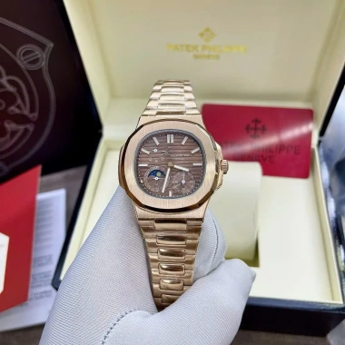 Đồng Hồ Patek Nautilus 5.711-5.723 máy cơ 40mm - giờ phút giây lịch - bảo hành 2 năm - giá ưu đãi 3,252,880 VND