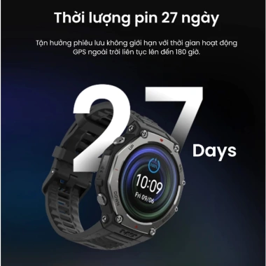 Đồng hồ thông minh Amazfit T‑Rex 3 Smartlink Chính hãng, bảo hành 12 tháng, giảm 20% 2
