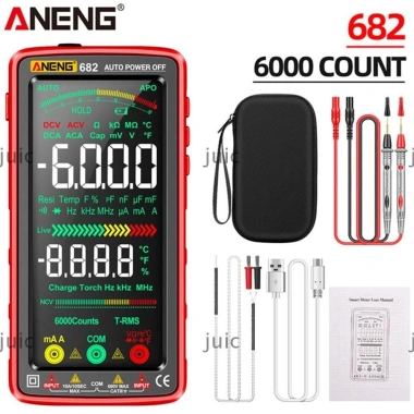 Đồng hồ vạn năng JUIC LCD màn hình màu lớn, kiểm tra điện áp, sạc lại - Giá 599.610 VND