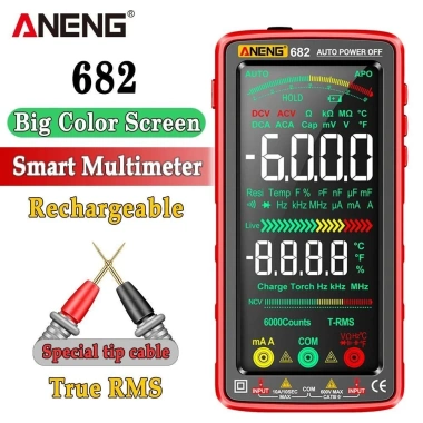 Đồng hồ vạn năng JUIC LCD màn hình màu lớn, kiểm tra điện áp, sạc lại - Giá 599.610 VND