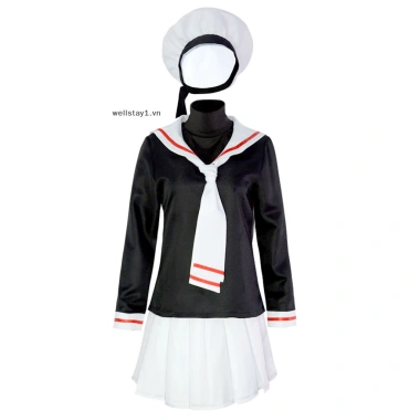 Đồng phục trường học Iminfit Sakura – Trang phục cosplay anime Nhật Bản cho nữ, Halloween, biểu diễn, giá ưu đãi 370.764₫ 4