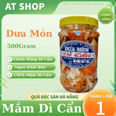 Dưa Món Trộn Mắm Dì Cẩn 500g - Giòn Ngon, Vị Đậm Miền Trung, Giá 154.500 VND