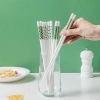 Đũa Sushi Gốm 5 Đôi Họa Tiết Hình Học Chống Bỏng-Phong Cách Ins, Giá Ưu Đãi 147k 4