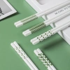 Đũa Sushi Gốm 5 Đôi Họa Tiết Hình Học Chống Bỏng-Phong Cách Ins, Giá Ưu Đãi 147k 7