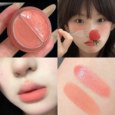 Dual Tone Lip Mud Son môi ô liu - Blush Multi Use Gloss, bóng mượt, chỉ 64.790₫