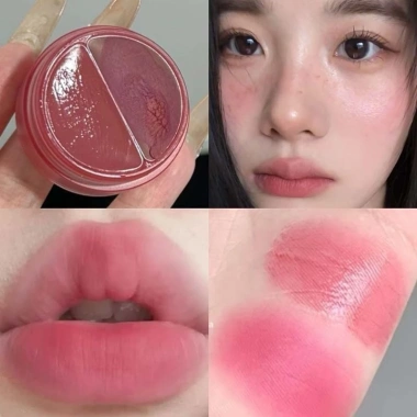 Dual Tone Lip Mud Son môi ô liu - Blush Multi Use Gloss, bóng mượt, chỉ 64.790₫