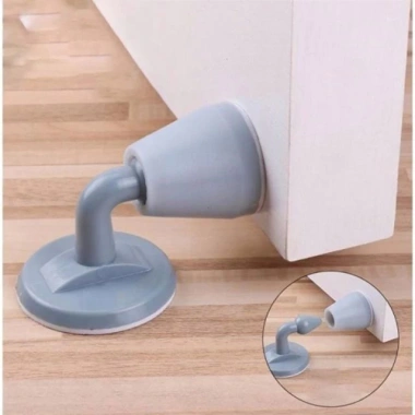 Dụng Cụ Chặn Cửa Silicone Không Khoan Lỗ - Chắn Cửa Dán Sàn An Toàn, Giá 19.000đ