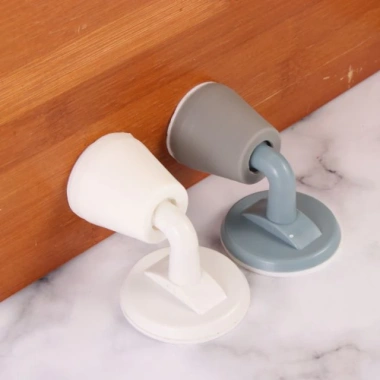 Dụng Cụ Chặn Cửa Silicone Không Khoan Lỗ - Chắn Cửa Dán Sàn An Toàn, Giá 19.000đ