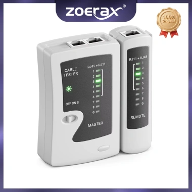 Dụng Cụ Kiểm Tra Cáp Mạng Ethernet Zoerax RJ45 Cat5/5e/6/6a/7 - Giá 108.900₫