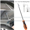 Dụng cụ móc vệ sinh bánh xe hơi, tua vít 3 chấu gỡ sỏi đá lốp ô tô - 25.480 VND