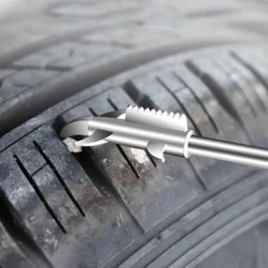 Dụng cụ móc vệ sinh bánh xe hơi, tua vít 3 chấu gỡ sỏi đá lốp ô tô - 25.480 VND 3