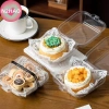 Dụng cụ nướng bánh N2HAO 10/50 cái Vỏ sò nhựa Bento, hộp bánh V2, tiện đóng gói 7
