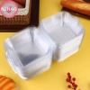 Dụng cụ nướng bánh N2HAO 10/50 cái Vỏ sò nhựa Bento, hộp bánh V2, tiện đóng gói 10