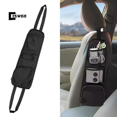 Dụng cụ sắp xếp ghế ngồi ô tô đa năng 3 bên - Túi treo lưới lưu trữ nội thất, giảm giá 61.600đ