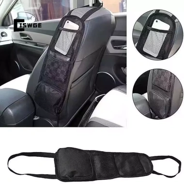 Dụng cụ sắp xếp ghế ngồi ô tô đa năng 3 bên - Túi treo lưới lưu trữ nội thất, giảm giá 61.600đ