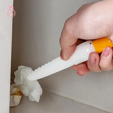Dụng cụ vệ sinh bồn rửa chén nhà bếp - Kẹp rác treo tường, làm sạch tóc, Vịt dễ thương cho bồn rửa phòng tắm - Giá 21.846₫ 3