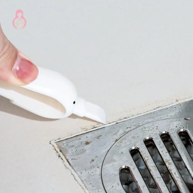 Dụng cụ vệ sinh bồn rửa chén nhà bếp - Kẹp rác treo tường, làm sạch tóc, Vịt dễ thương cho bồn rửa phòng tắm - Giá 21.846₫ 7