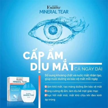 Dung Dịch Nhỏ Mắt V.Rohto Mineral Tear 13ml Giữ Ẩm, Làm Dịu, Bổ Khoáng 80.000₫ 4 Dung Dịch Nhỏ Mắt V.Rohto Mineral Tear 13ml Giữ Ẩm, Làm Dịu, Bổ Khoáng 80.000₫ 4