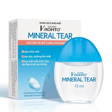 Dung Dịch Nhỏ Mắt V.Rohto Mineral Tear 13ml Giữ Ẩm, Làm Dịu, Bổ Khoáng 80.000₫