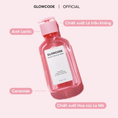 Dung dịch vệ sinh phụ nữ Glowcode Gentle Wash 60ml nhẹ nhàng không kích ứng giá ưu đãi 116k