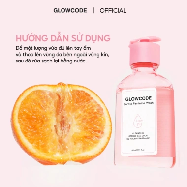Dung dịch vệ sinh phụ nữ Glowcode Gentle Wash 60ml nhẹ nhàng không kích ứng giá ưu đãi 116k