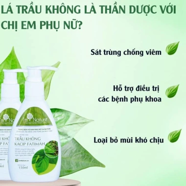 Dung dịch vệ sinh trầu không I’M NATURE - Sạch sâu, an toàn, giảm giá 225k