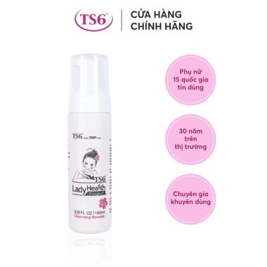 Dung dịch vệ sinh TS6 100ml + Gel đặt làm sạch – Diệt viêm nhiễm, ngăn khô hạn, giá 830.000₫