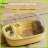 Dung Tích Lớn Hamster Vàng Lồng Biệt Thự 2 Lớp Nền Tảng Ẩn Tổ Sang Trọng cho Thú Cưng Nhỏ