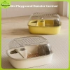 Dung Tích Lớn Hamster Vàng Lồng Biệt Thự 2 Lớp Nền Tảng Ẩn Tổ Sang Trọng cho Thú Cưng Nhỏ 5