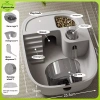 Dung Tích Lớn Hamster Vàng Lồng Biệt Thự 2 Lớp Nền Tảng Ẩn Tổ Sang Trọng cho Thú Cưng Nhỏ 10